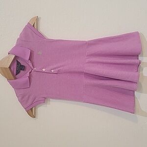 Polo Raulph lauren girls purple color dress .